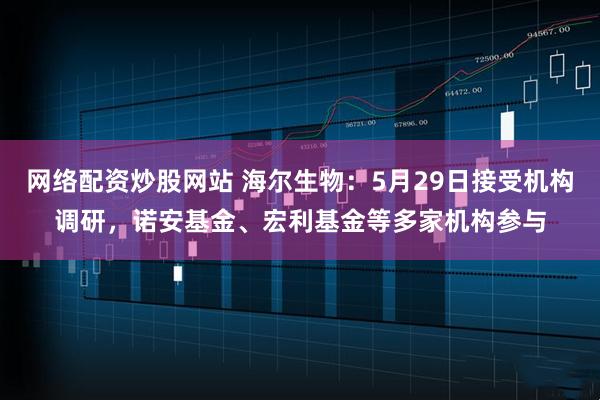 网络配资炒股网站 海尔生物：5月29日接受机构调研，诺安基金、宏利基金等多家机构参与